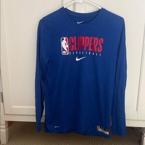 Nike Blue Clippers Long Sleeve Shirt